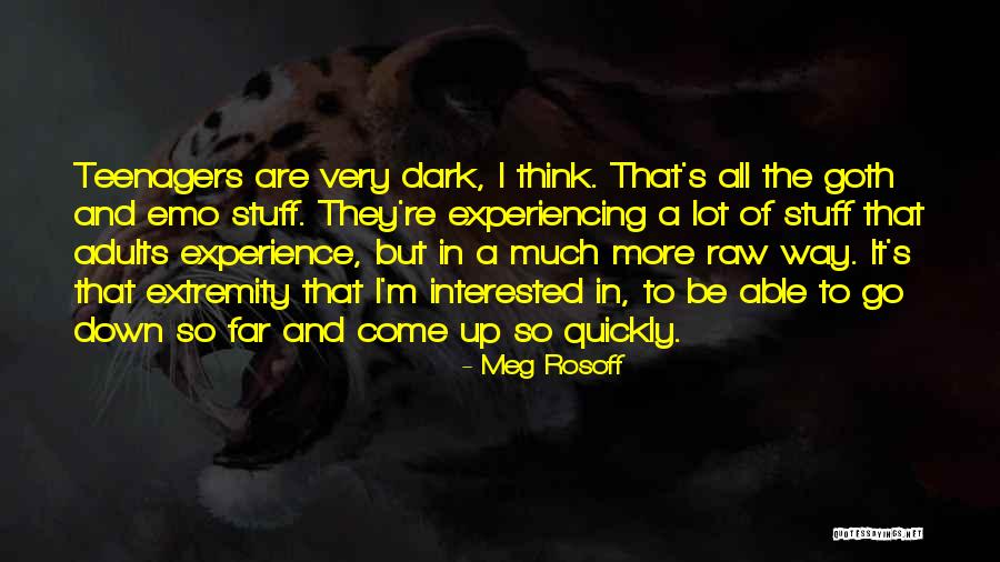 Emo Goth Quotes By Meg Rosoff Emo Goth Quotes By Meg Rosoff