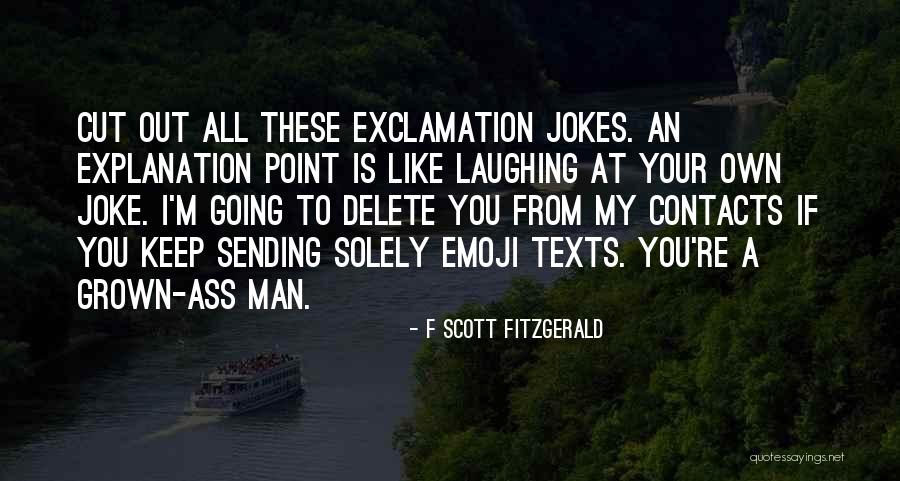 Emoji Quotes By F Scott Fitzgerald