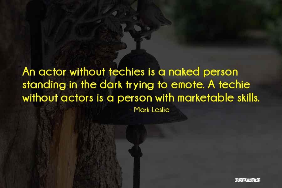 Emote Quotes By Mark Leslie