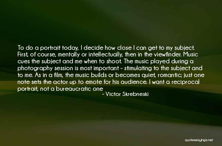 Emote Quotes By Victor Skrebneski