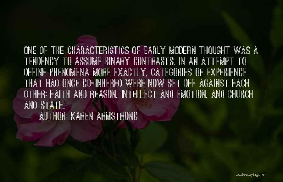 Emotion And Reason Quotes By Karen Armstrong
