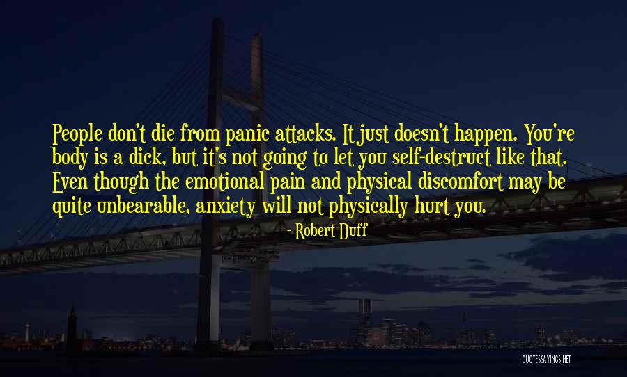 Emotional And Physical Pain Quotes By Robert Duff