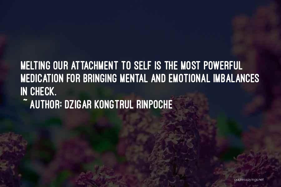 Emotional Attachment Quotes By Dzigar Kongtrul Rinpoche