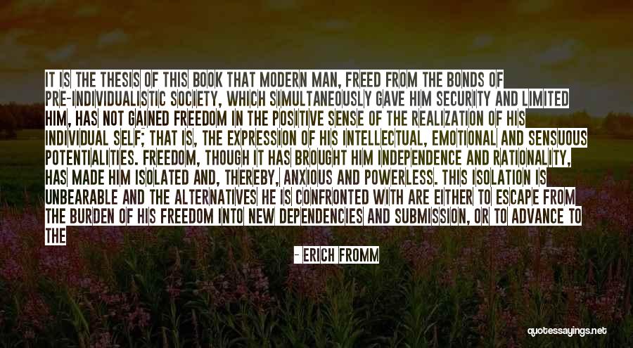 Emotional Best Man Quotes By Erich Fromm