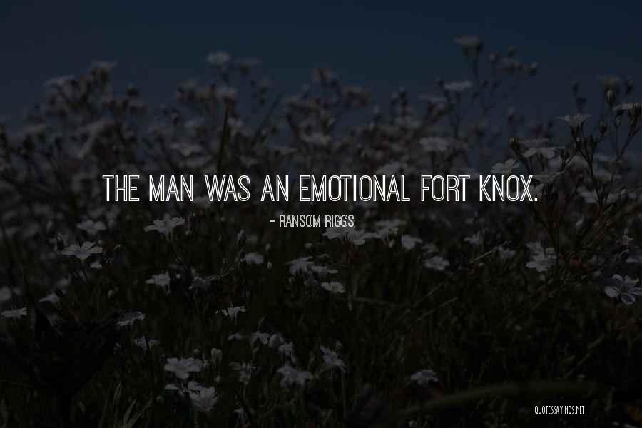 Emotional Best Man Quotes By Ransom Riggs