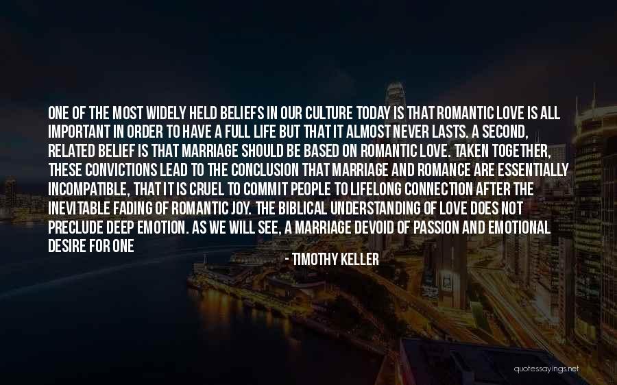 Emotional Connection Quotes By Timothy Keller