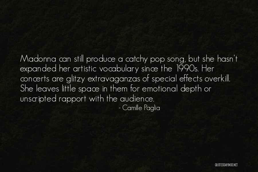 Emotional Depth Quotes By Camille Paglia