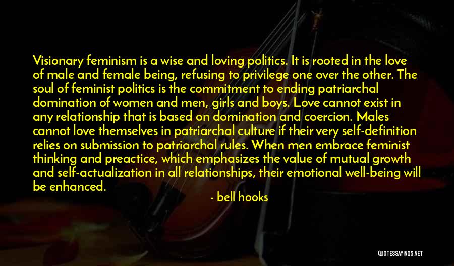 Emotional Growth Quotes By Bell Hooks