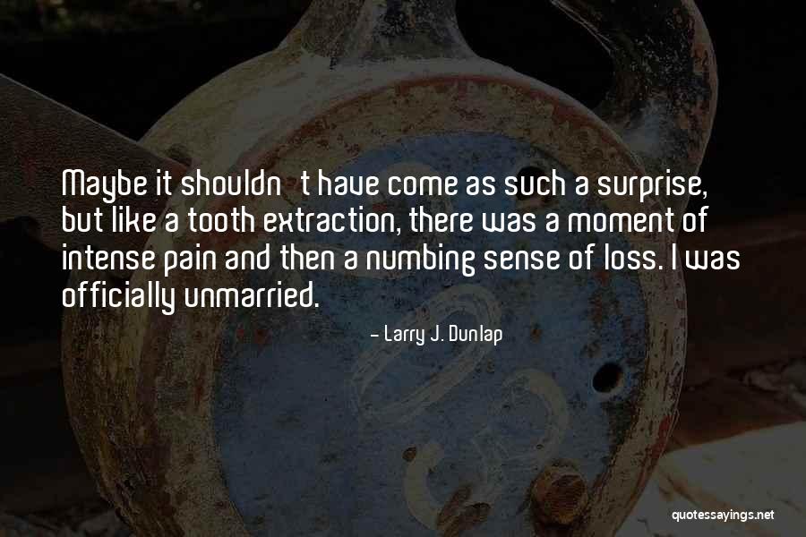 Emotional Loss Quotes By Larry J. Dunlap