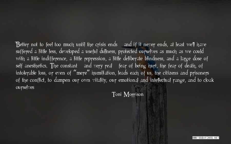 Emotional Loss Quotes By Toni Morrison