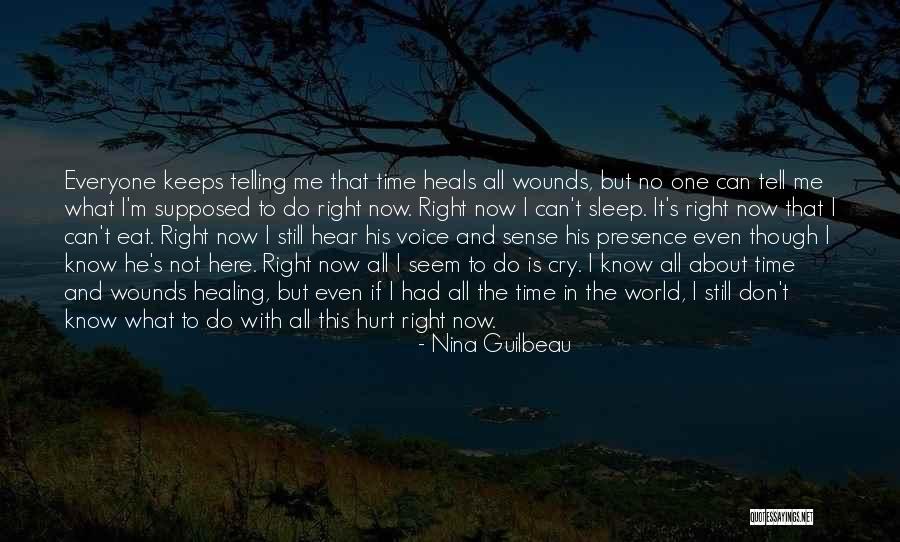 Emotional Pain Quotes By Nina Guilbeau