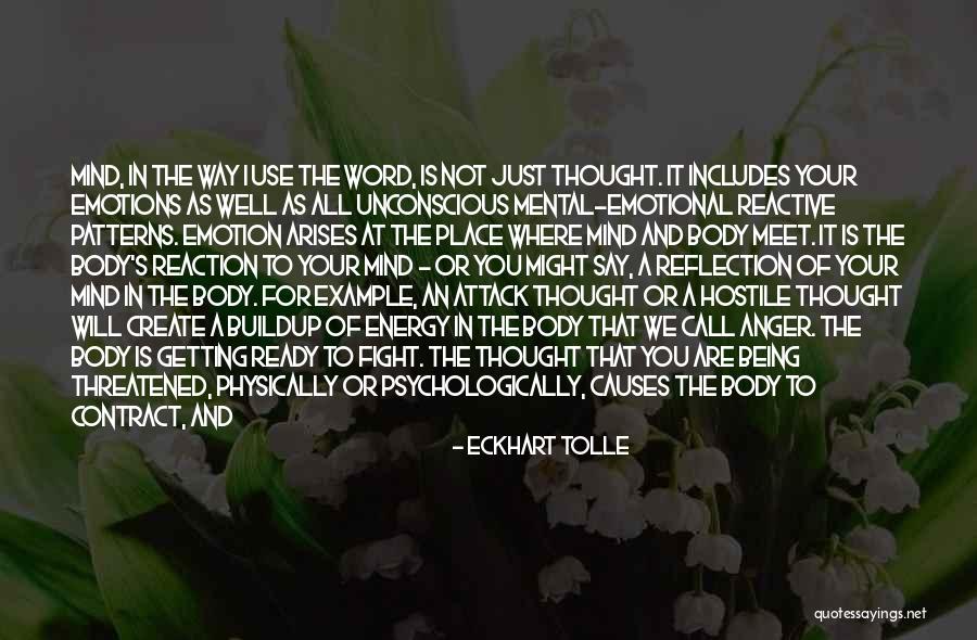 Emotional Reaction Quotes By Eckhart Tolle Emotional Reaction Quotes By Eckhart Tolle