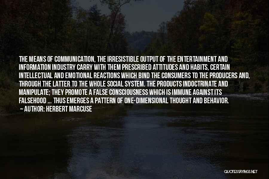 Emotional Reactions Quotes By Herbert Marcuse