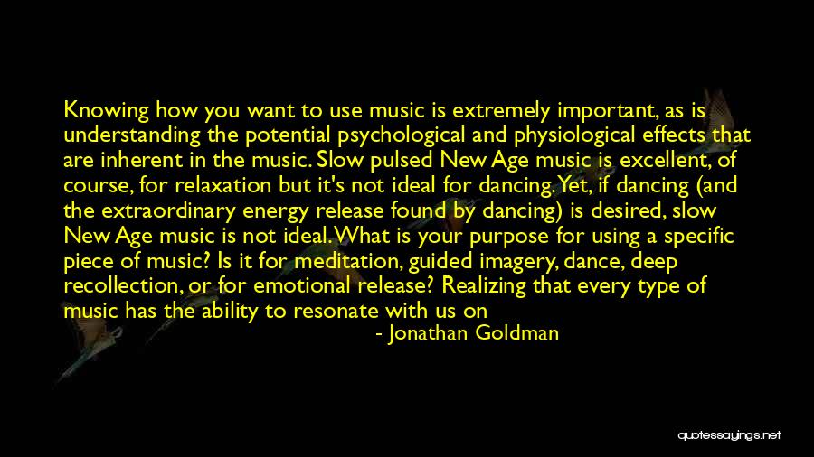 Emotional Release Quotes By Jonathan Goldman