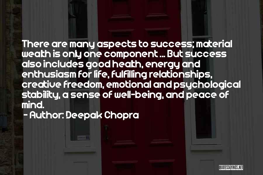 Emotional Stability Quotes By Deepak Chopra