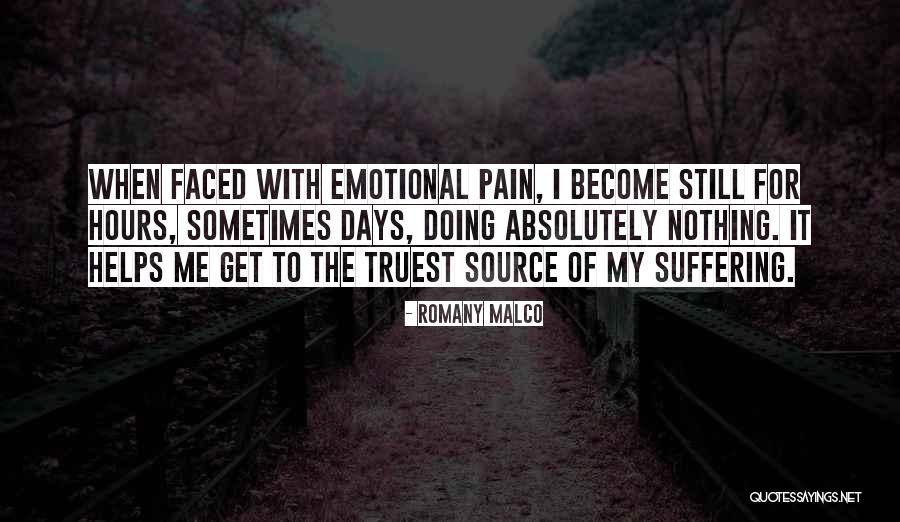 Emotional Suffering Quotes By Romany Malco Emotional Suffering Quotes By Romany Malco