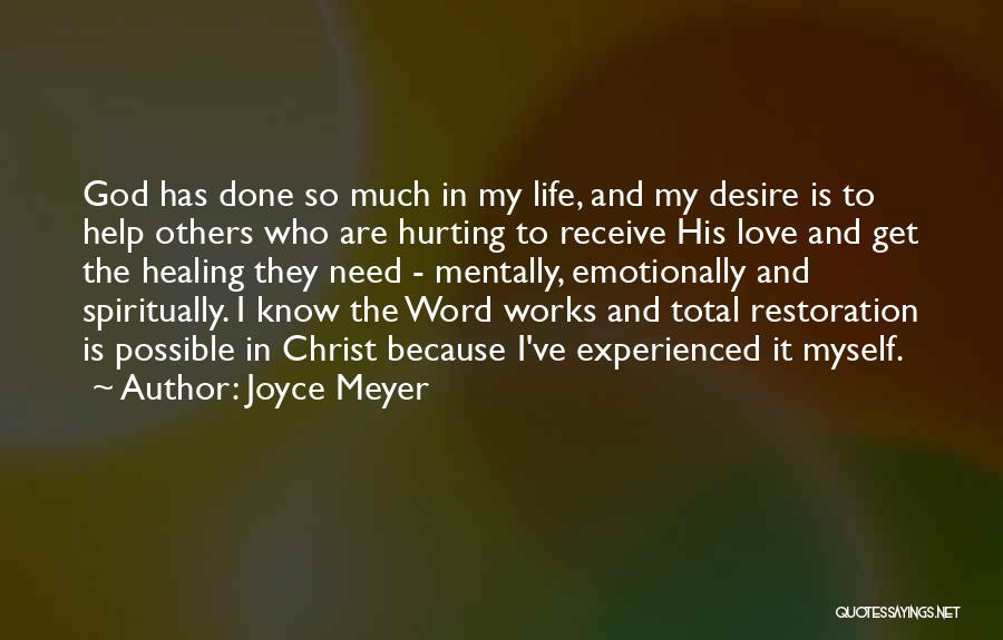 Emotionally Done Quotes By Joyce Meyer