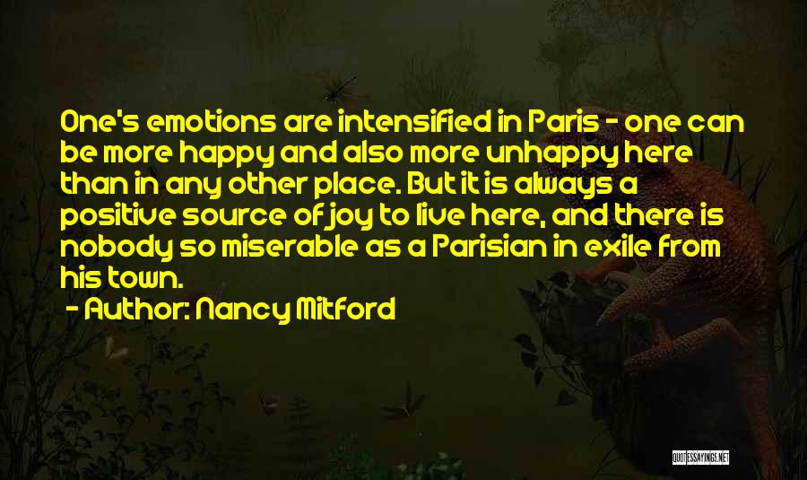 Emotions All Over The Place Quotes By Nancy Mitford