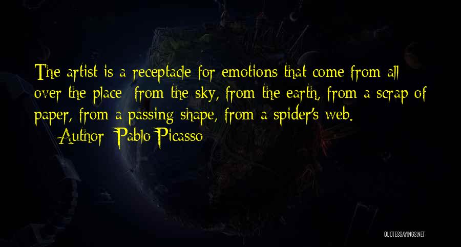 Emotions All Over The Place Quotes By Pablo Picasso