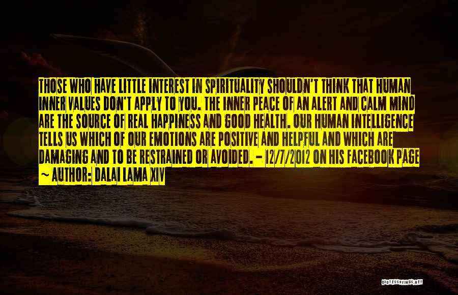 Emotions And Intelligence Quotes By Dalai Lama XIV