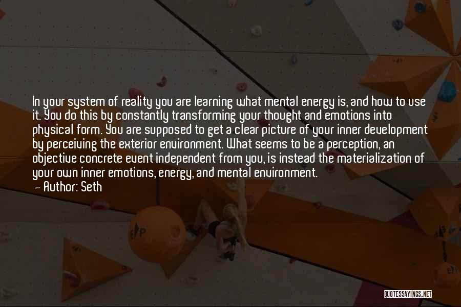 Emotions And Learning Quotes By Seth