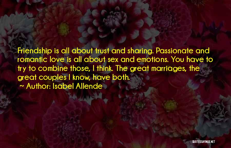 Emotions And Love Quotes By Isabel Allende