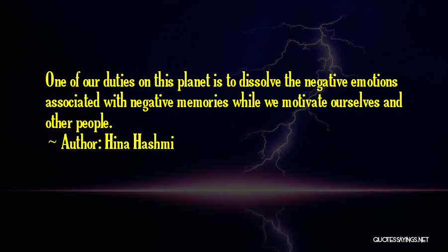 Emotions And Memories Quotes By Hina Hashmi