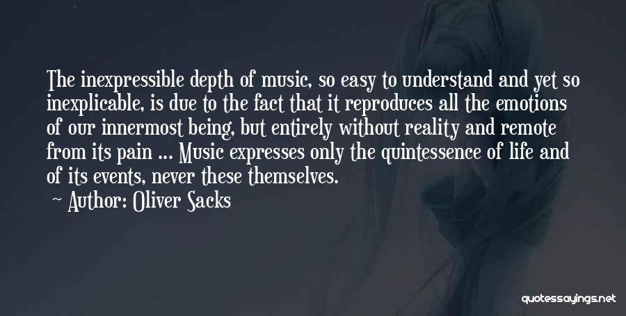 Emotions And Music Quotes By Oliver Sacks