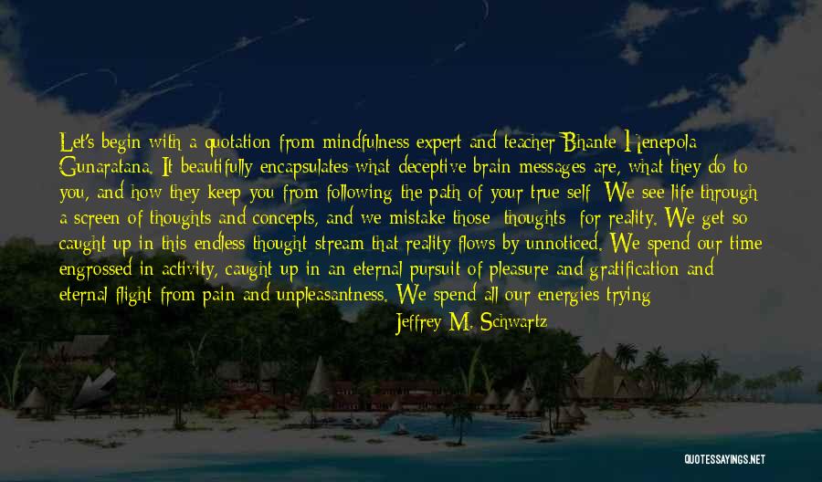 Emotions And Pain Quotes By Jeffrey M. Schwartz Emotions And Pain Quotes By Jeffrey M. Schwartz