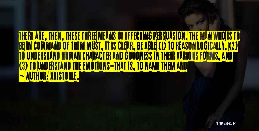 Emotions And Reason Quotes By Aristotle.