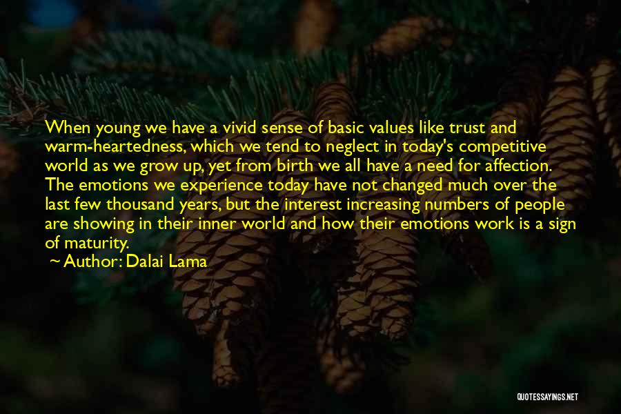 Emotions And Trust Quotes By Dalai Lama