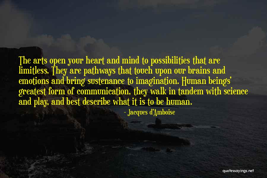 Emotions Communication Quotes By Jacques D'Amboise Emotions Communication Quotes By Jacques D'Amboise