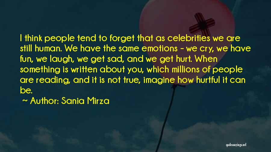Emotions Sad Quotes By Sania Mirza