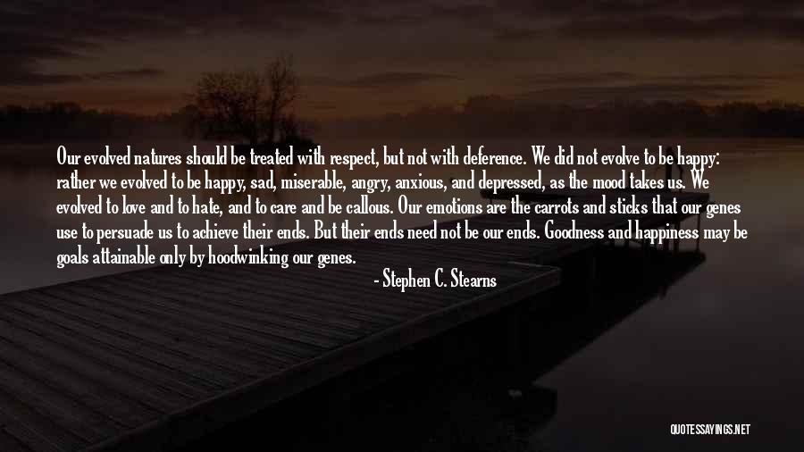 Emotions Sad Quotes By Stephen C. Stearns