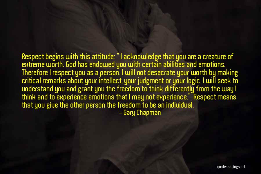 Emotions Versus Logic Quotes By Gary Chapman Emotions Versus Logic Quotes By Gary Chapman