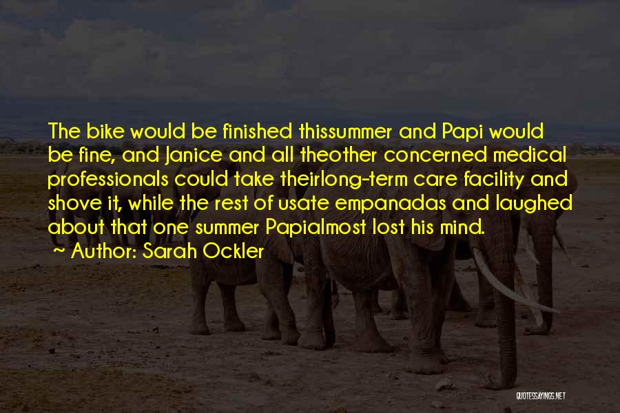 Empanadas Quotes By Sarah Ockler