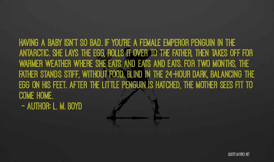 Emperor Penguin Quotes By L. M. Boyd