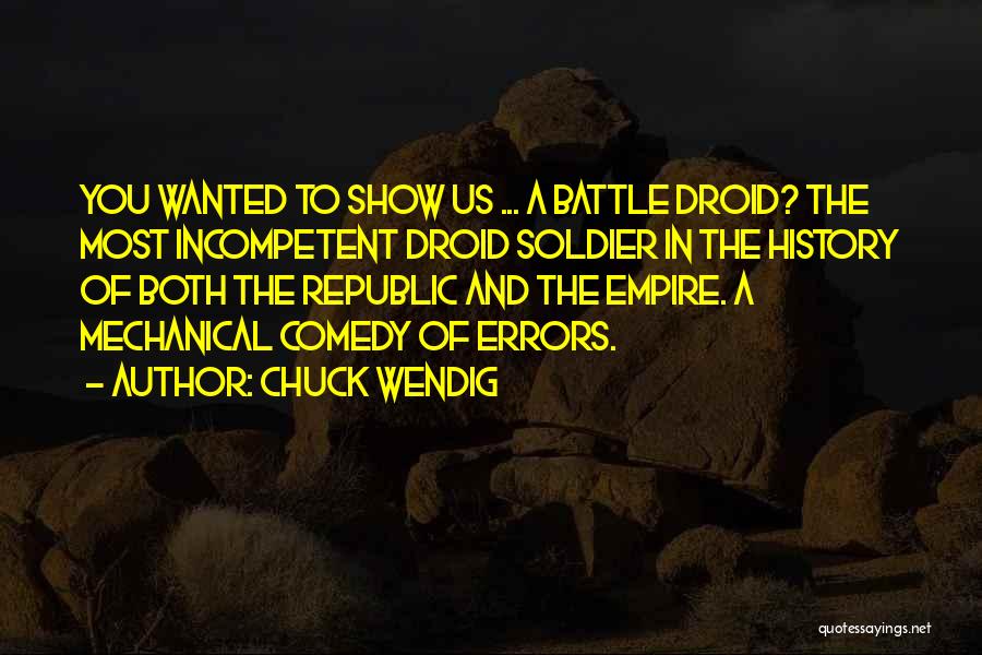 Empire The Show Quotes By Chuck Wendig