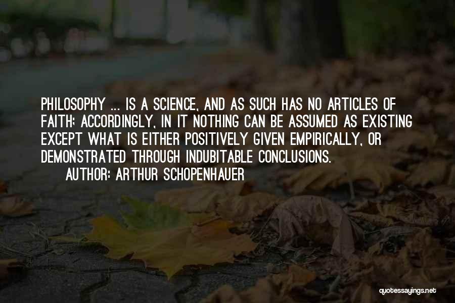 Empirical Quotes By Arthur Schopenhauer