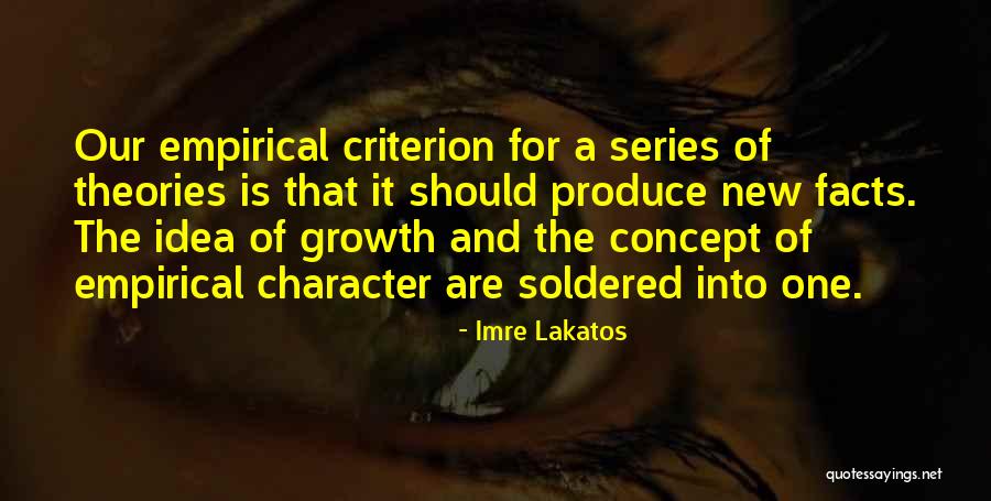 Empirical Quotes By Imre Lakatos