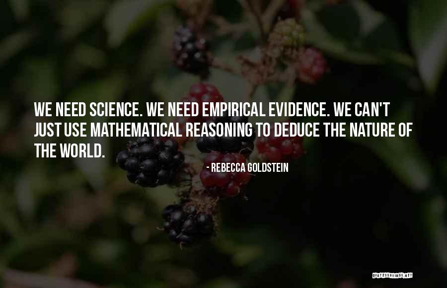 Empirical Quotes By Rebecca Goldstein