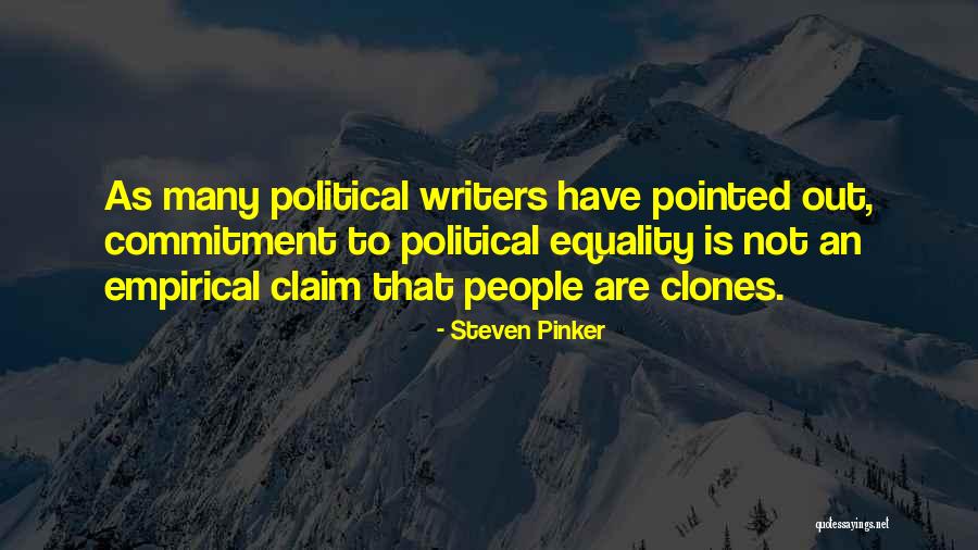 Empirical Quotes By Steven Pinker