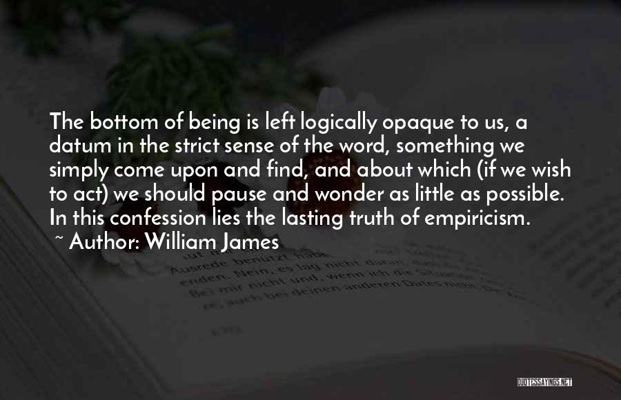 Empiricism Quotes By William James