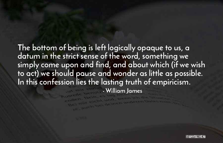 Empiricism Quotes By William James