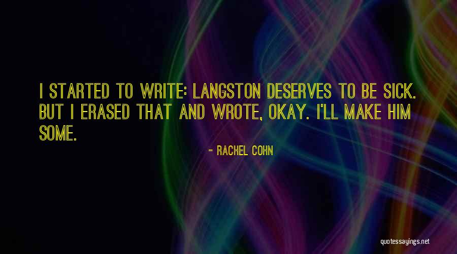 Emplear Citas Quotes By Rachel Cohn Emplear Citas Quotes By Rachel Cohn