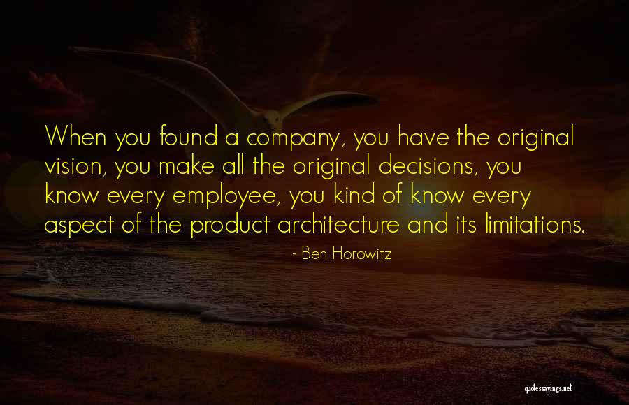 Employee And Company Quotes By Ben Horowitz