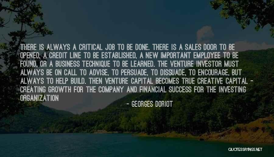 Employee And Company Quotes By Georges Doriot