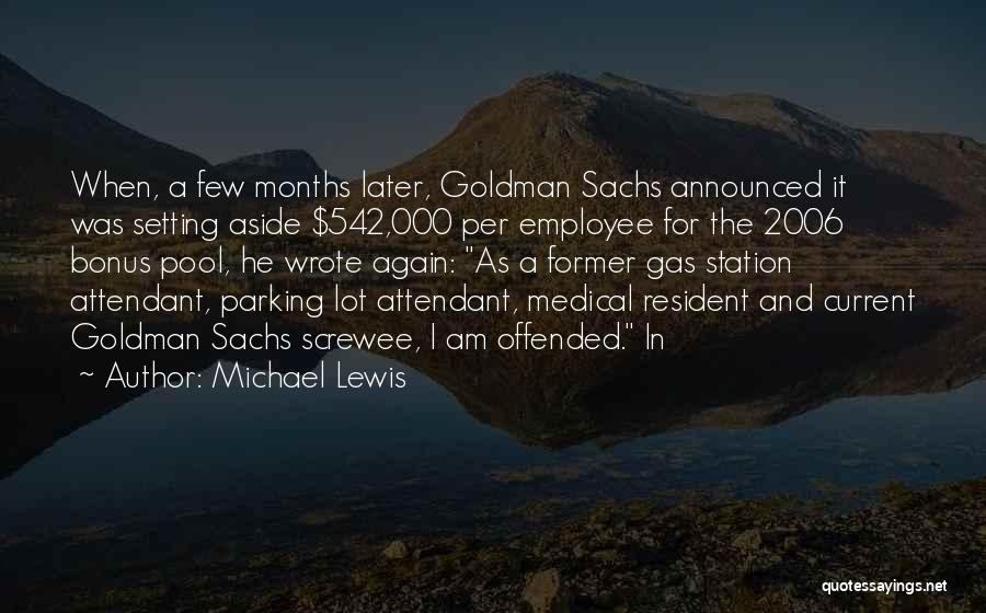 Employee Bonus Quotes By Michael Lewis