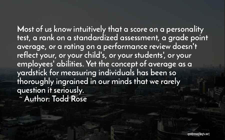 Employees Performance Quotes By Todd Rose