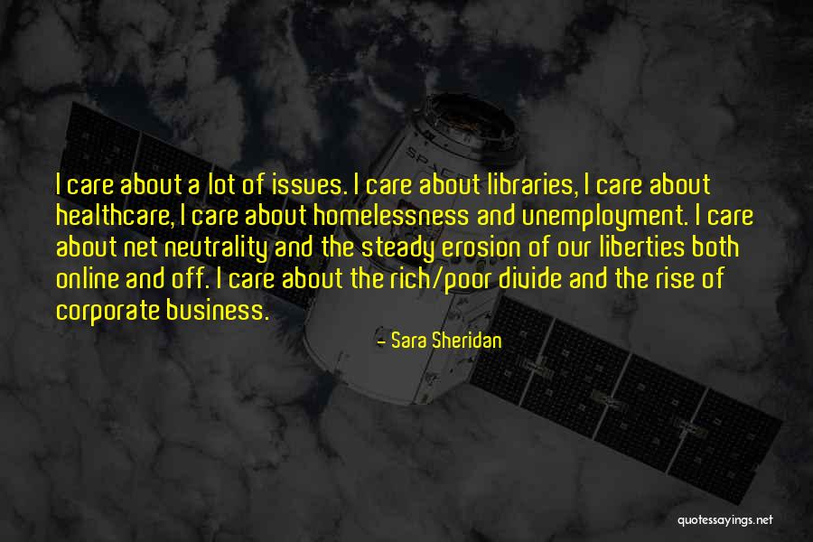 Employment And Business Quotes By Sara Sheridan